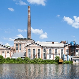 Oude textielfabriek Scholco in Almelo